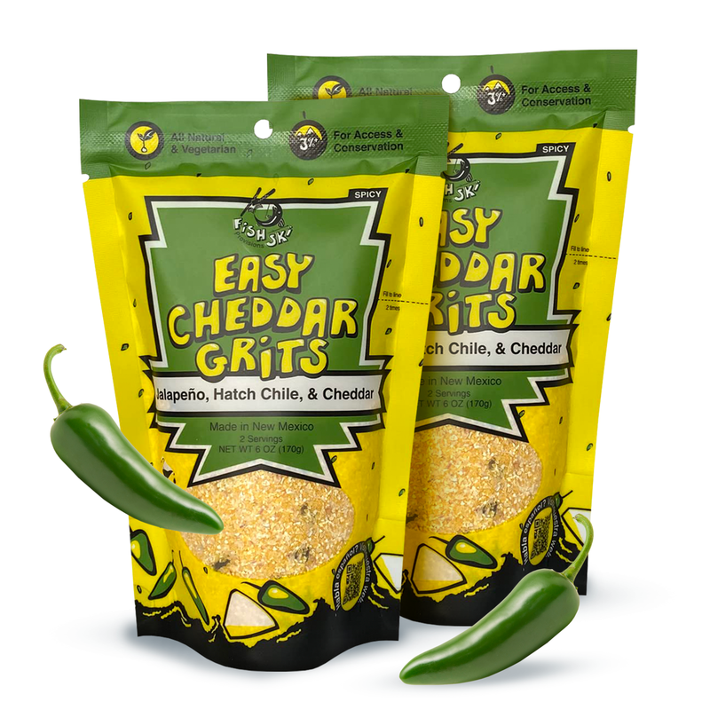 Jalapeño, Hatch Green Chile, Cheddar Grits – FishSki Provisions Jalapeño, Hatch Green Chile, Cheddar Grits – FishSki Provisions