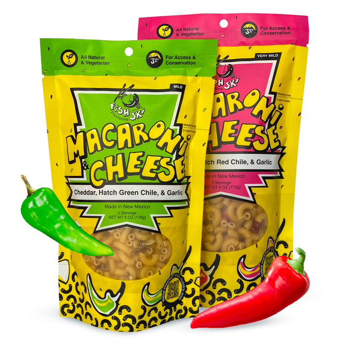 Combo Pack: Hatch Green Chile and Red Chile, Cheddar Mac and Cheese